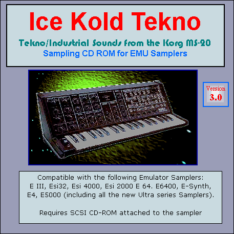 Illustration for Ice Kold Tekno CD Covers