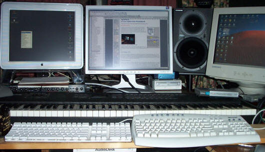 Illustration for Using Multiple Video Displays in your Home Studio