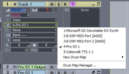 how sonar routes midi