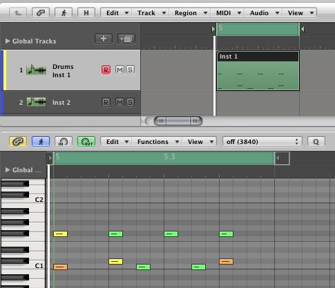 basic drum pattern
