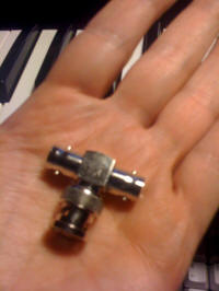 BNC "Tee" adapter