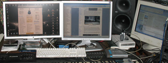 Illustration for Using Multiple Video Displays in your Home Studio